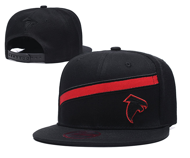 Falcons Team Logo Black Adjustable Hat LT