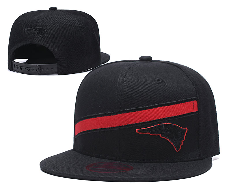 Patriots Team Logo Black Adjustable Hat LT