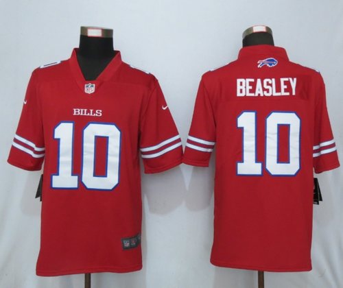 Nike Bills 10 Cole Beasley Red Color Rush Limited Jersey