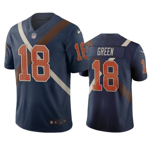 Cincinnati Bengals #18 A.J. Green Navy Vapor Limited City Edition NFL Jersey