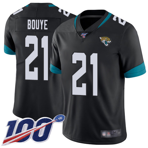 Nike Jaguars #21 A.J. Bouye Black Team Color Men's Stitched NFL 100th Season Vapor Limited Jersey