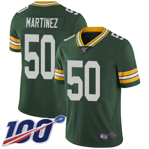 Nike Packers #50 Blake Martinez Green Team Color Men's Stitched NFL 100th Season Vapor Limited Jersey