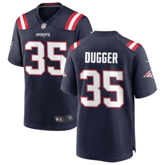 Men's New England Patriots #35 Kyle Dugger Navy Blue 2020 NEW Vapor Untouchable Stitched NFL Nike Limited 