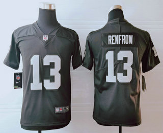 Youth Las Vegas Raiders #13 Hunter Renfrow Black 2019 Vapor Untouchable Stitched NFL Nike Limited Jersey