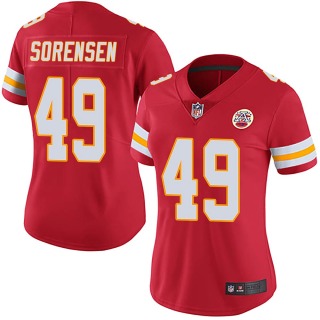 Women's Kansas City Chiefs #49 Daniel Sorensen Team Color Vapor Untouchable Jersey - Limited Red