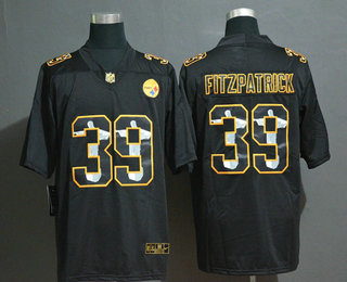 Men's Pittsburgh Steelers #39 Minkah Fitzpatrick Jesus Faith Black Vapor Untouchable Stitched NFL Nike Limited Jersey