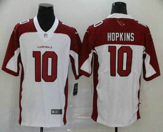 Men's Arizona Cardinals #1 DeAndre Hopkins White 2020 Vapor Untouchable Stitched NFL Nike Limited Jersey