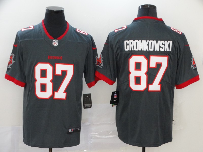 Men's Tampa Bay Buccaneers #87 Rob Gronkowski 2020 NEW Vapor Untouchable Stitched NFL Nike Limited Jersey