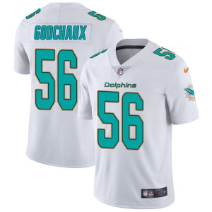 Nike Miami Dolphins #56 Davon Godchaux Men's White limited Vapor Untouchable Jersey