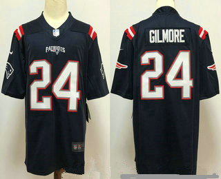 Men's New England Patriots #24 Stephon Gilmore Navy Blue 2020 NEW Vapor Untouchable Stitched NFL Nike Limited Jersey