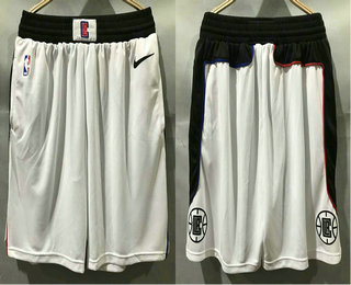 Men's Los Angeles Clippers NEW White Nike 2020 Swingman City Edition Shorts