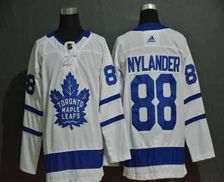 Men's Toronto Maple Leafs #88 William Nylander White Adidas Stitched NHL Jersey