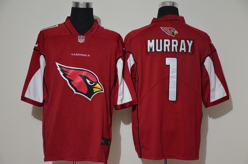 Men's Arizona Cardinals #1 Kyler Murray Red 2020 Big Logo Vapor Untouchable Stitched NFL Nike Fashion Limited Jersey