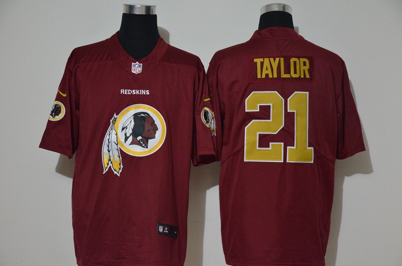 Men's Washington Redskins #21 Sean Taylor Red 2020 Big Logo Vapor Untouchable Stitched NFL Nike Fashion Limited Jersey