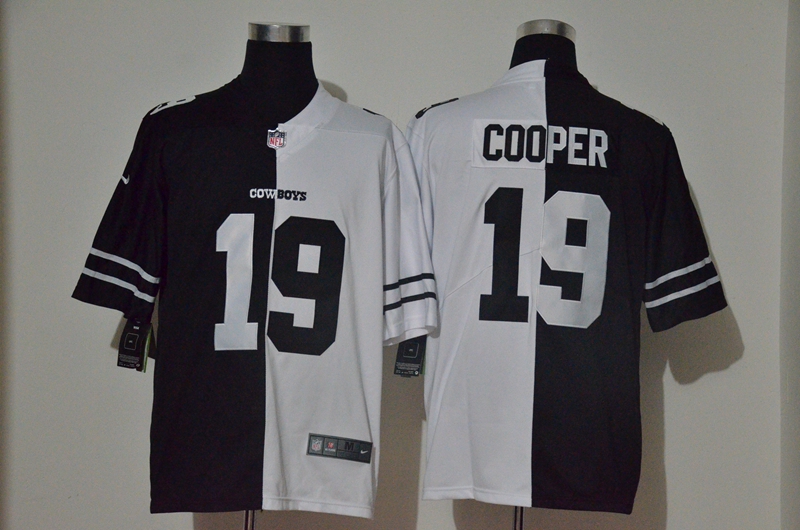 Men's Dallas Cowboys #19 Amari Cooper Black White Peaceful Coexisting 2020 Vapor Untouchable Stitched NFL Nike Limited Jersey