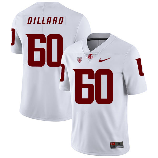 Washington State Cougars 60 Andre Dillard White College Football Jersey