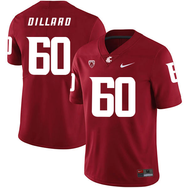 Washington State Cougars 60 Andre Dillard Red College Football Jersey