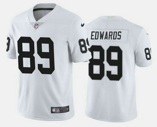 Men's Las Vegas Raiders #89 Bryan Edwards White 2020 Vapor Untouchable Stitched NFL Nike Limited Jersey