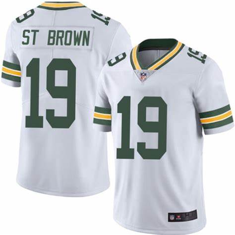 Nike Packers 19 Equanimeous St. Brown White Vapor Untouchable Limited Jersey