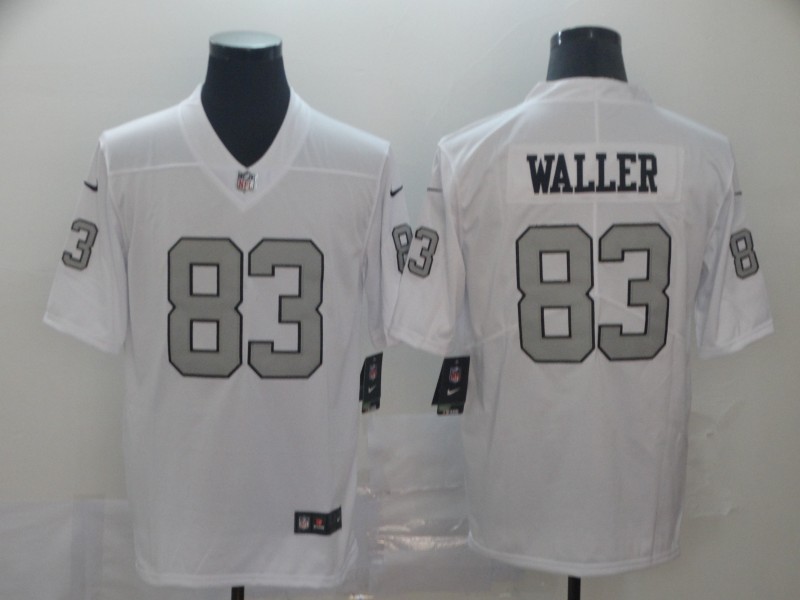 Men's Oakland Raiders #83 Darren Waller White Color Rush Limited Stitched NFL Jersey