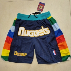 Men's Denver Nuggets Navy Shorts