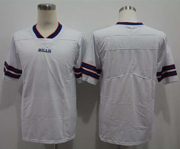 Nike Bills Blank White Vapor Untouchable Limited Jersey