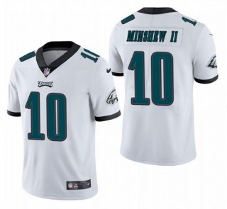 Men's Philadelphia Eagles #10 Gardner Minshew II White Vapor Untouchable Limited Stitched Jersey