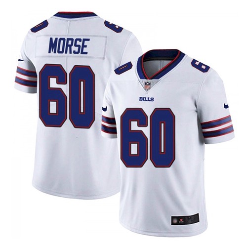 Men's Buffalo Bills #60 Mitch Morse Stitched Vapor Untouchable Limited White Jersey 