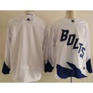 Men's Tampa Bay Lightning Blank White 2022 Stadium Series Authentic Jersey