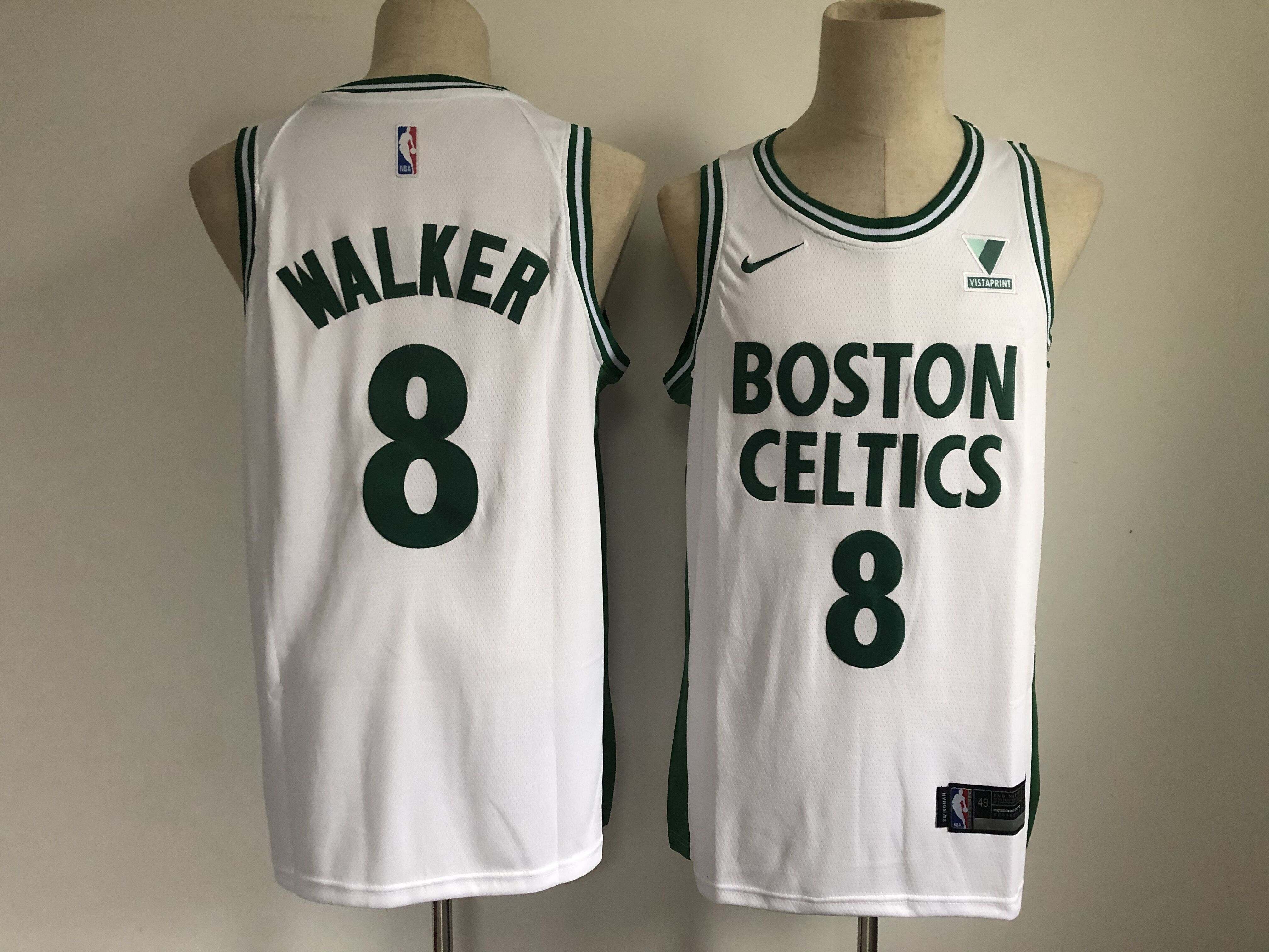 Men's Boston Celtics #8 Kemba Walker White 2021 Nike City Edition Swingman Stitched NBA Jersey