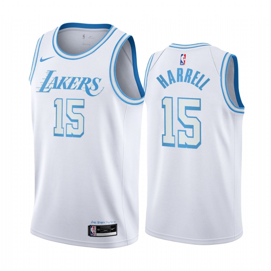 Nike Lakers #15 Montrezl Harrell White NBA Swingman 2020-21 City Edition Jersey