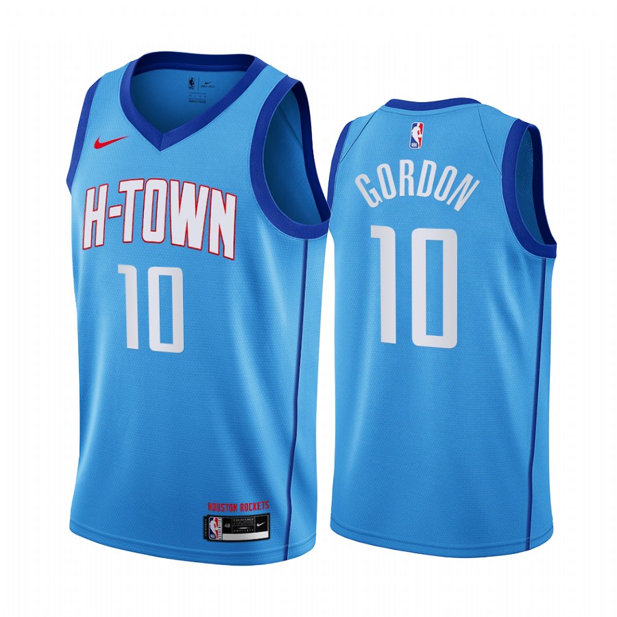 Nike Rockets #10 Eric Gordon Blue NBA Swingman 2020-21 City Edition Jersey