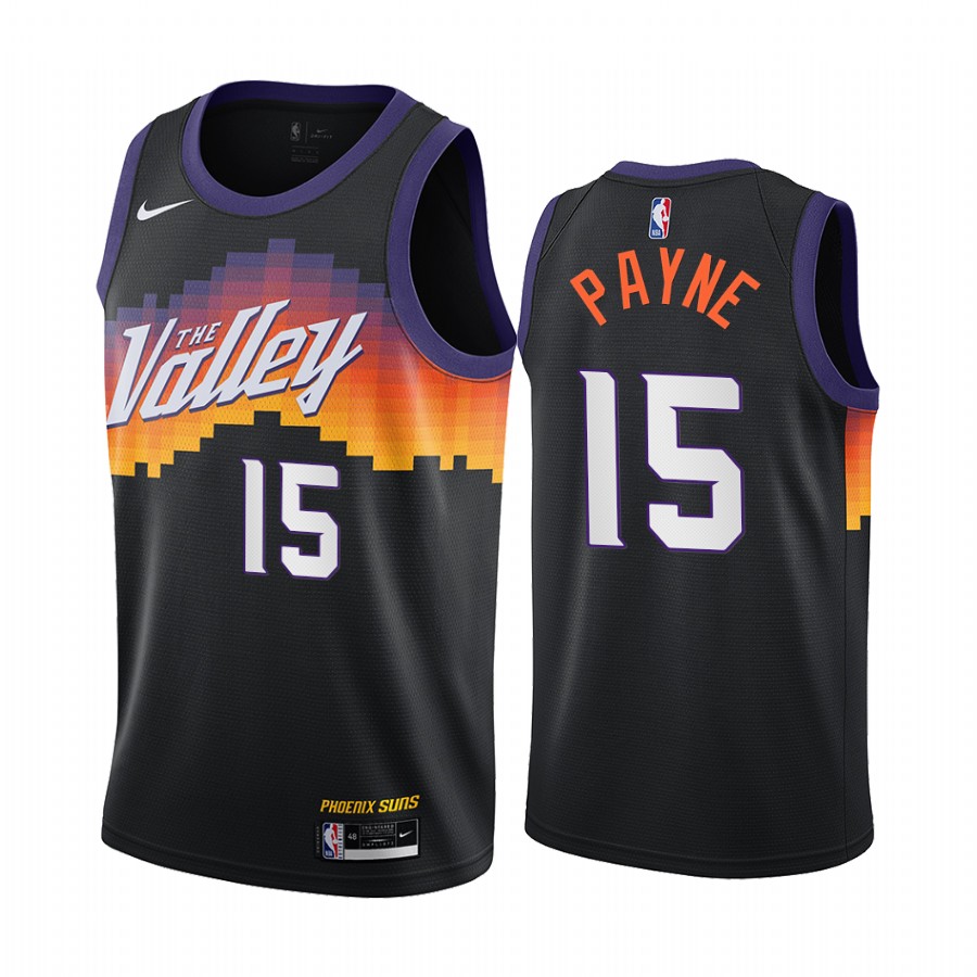 Nike Suns #15 Cameron Payne Black NBA Swingman 2020-21 City Edition Jersey