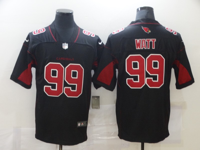 Men's Arizona Cardinals #99 J. J. Watt Black 2016 Color Rush Stitched NFL Nike Limited Jersey