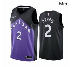 Men Toronto Raptors 2 Jalen Harris Purple NBA Swingman 2020 21 Earned Edition Jersey