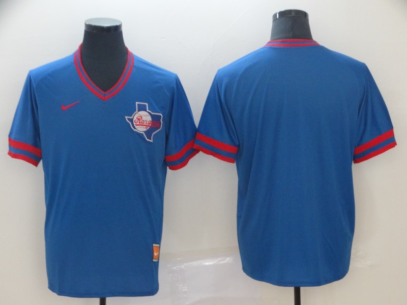 Men Texas Rangers Blank Blue Game Nike MLB Jerseys