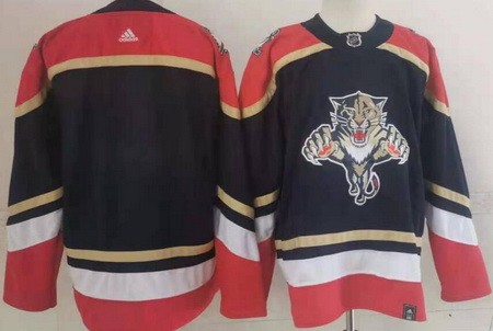 Men's Florida Panthers Blank Black 2021 Reverse Retro Stitched NHL Jersey