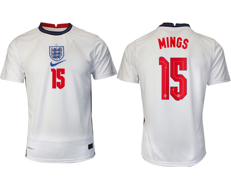 Men 2021 Europe England home AAA version 15 soccer jerseys