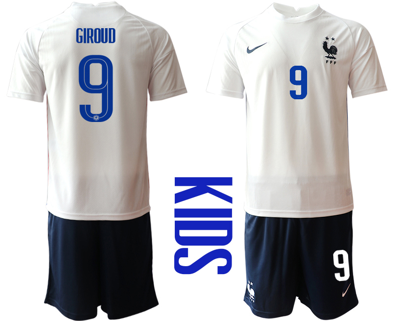 2021 France away Youth 9 soccer jerseys