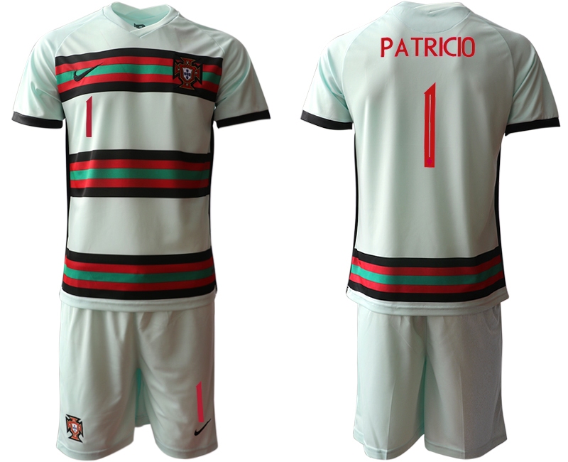 Men 2021 European Cup Portugal away grey 1 Soccer Jersey1