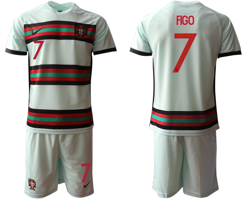 Men 2021 European Cup Portugal away grey 7 Soccer Jersey3