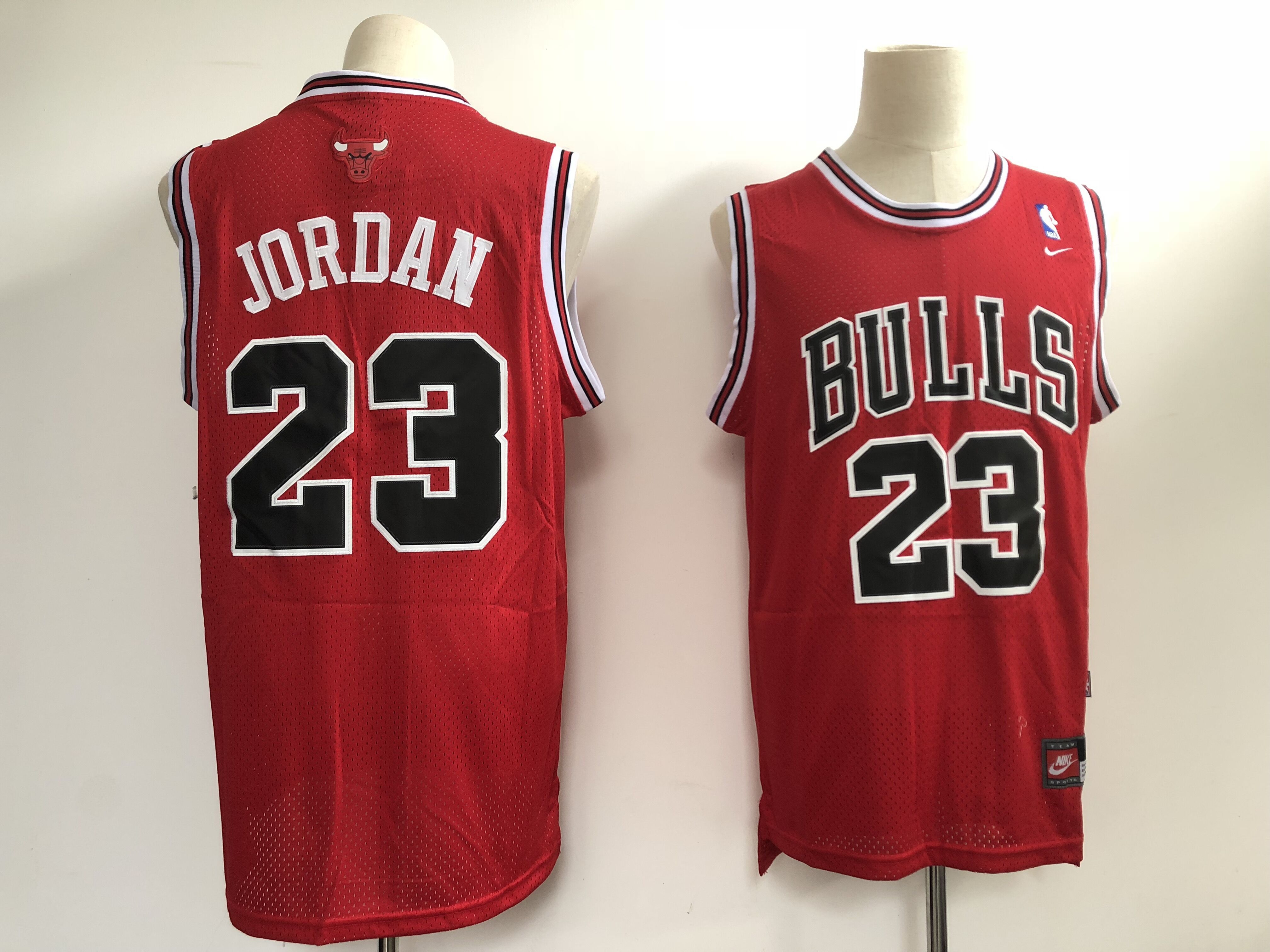 Men Chicago Bulls 23 Jordan Red Throwback 2021 Nike NBA Jersey