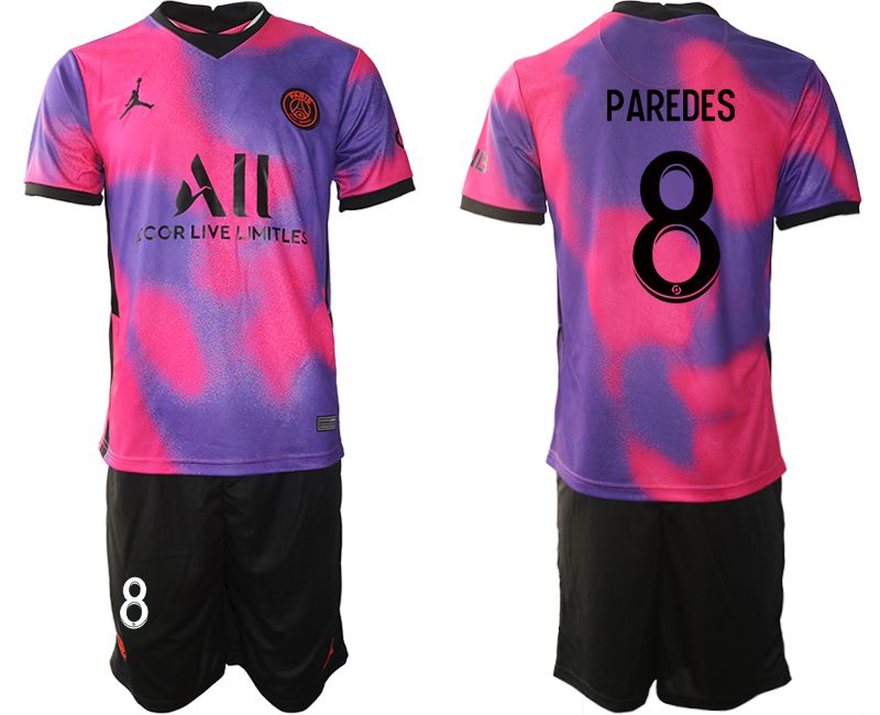 Men 2020-2021 Club Paris St German away purple 8 Soccer Jersey