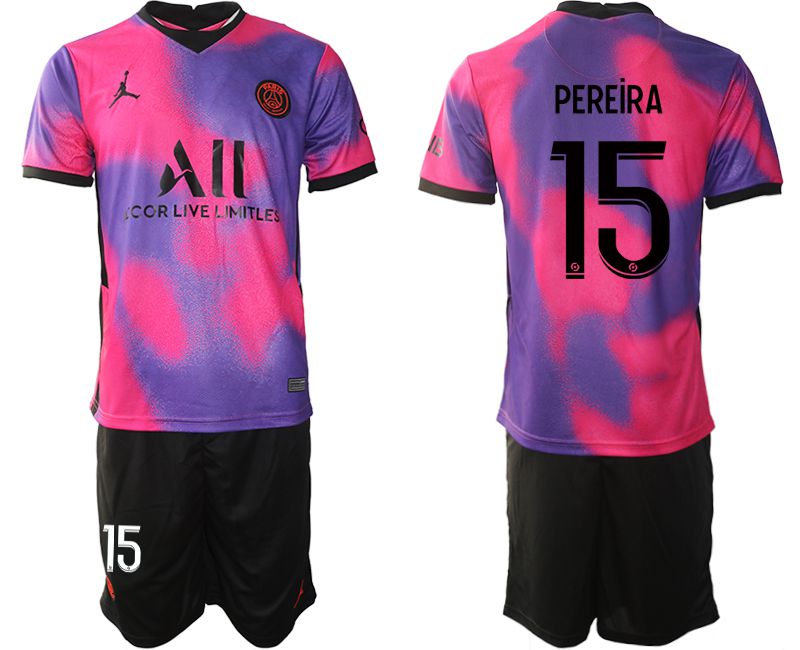 Men 2020-2021 Club Paris St German away purple 15 Soccer Jersey