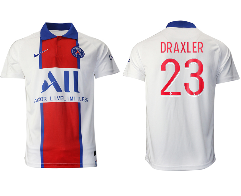 Men 2020-2021 club Paris St German away aaa version 23 white Soccer Jerseys