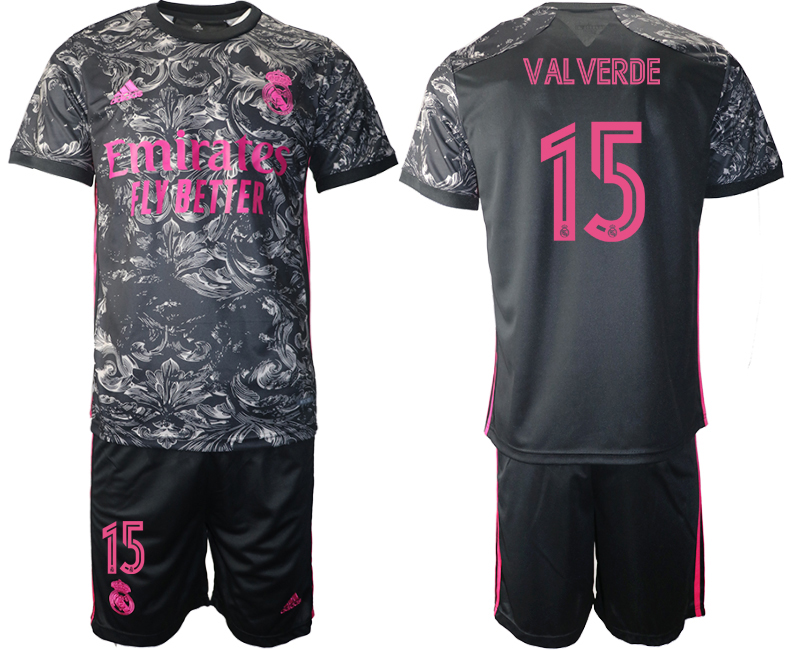 2021 Men Real Madrid away 15 soccer jerseys