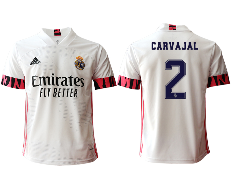 Men 2020-2021 club Real Madrid home aaa version 2 white Soccer Jerseys