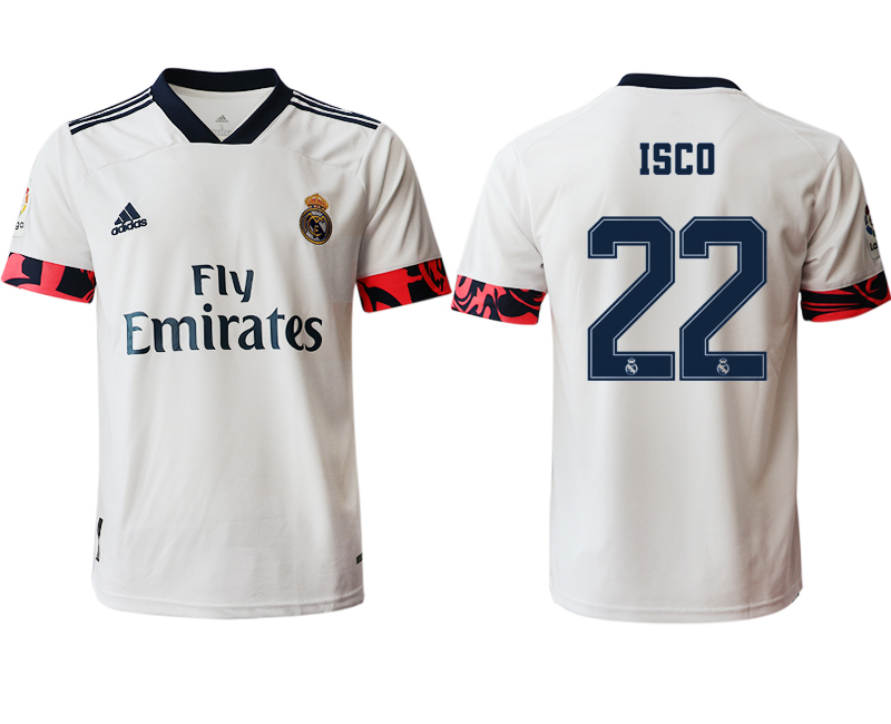 Men 2020-2021 club Real Madrid home aaa version 22 white Soccer Jerseys2