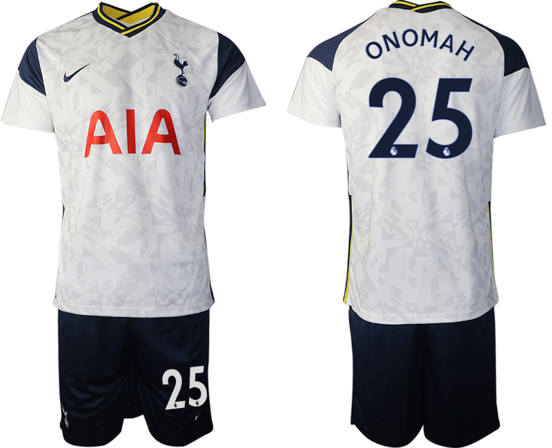 Men 2020-2021 club Tottenham home 25 white Soccer Jerseys