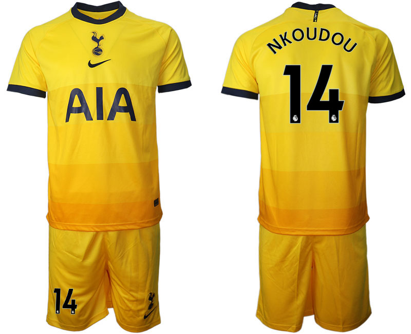 Men 2021 Tottenham Hotspur away 14 soccer jerseys